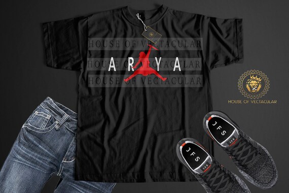 arya jumpman t shirt