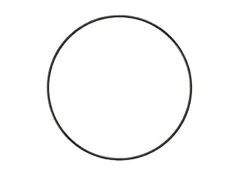 Circle Applique Embroidery Design - 2mm Thickness - 6 Sizes & 11 Formats - Instant Download Files