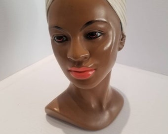 Marwal Female Bust Chalkware Spanish Lady Sculpture Bust Of Woman Female Bust Woman Statue Mid Century Retro Home Decor French Decor Changingtreasures