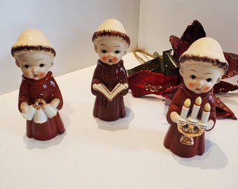 Vintage Japan Felt 3-D Choir Boy Stocking