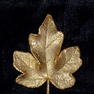 Vintage Gold Tone Maple Leaf Brooch Pin, Maple Leaf Jewelry, Fall Season Brooch, Fall Jewelry, Leaf Jewelry, Leaf Pin, Maple Leaf Giftware