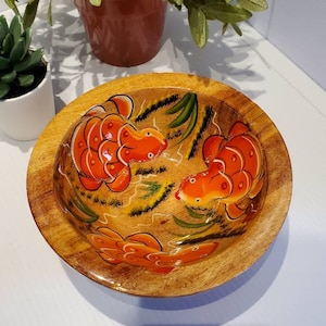 Vintage Wood Turtle Bowl, Souvenir Bowl, Puerta Vallarta, Turtle Decor, Turtle Gifts, Folk Art, Handmade Bowl, Hand Carved, Mexico Bowl