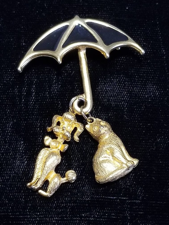 Umbrella Cat Enamel Charm Umbrella Cat Enamel Charm
