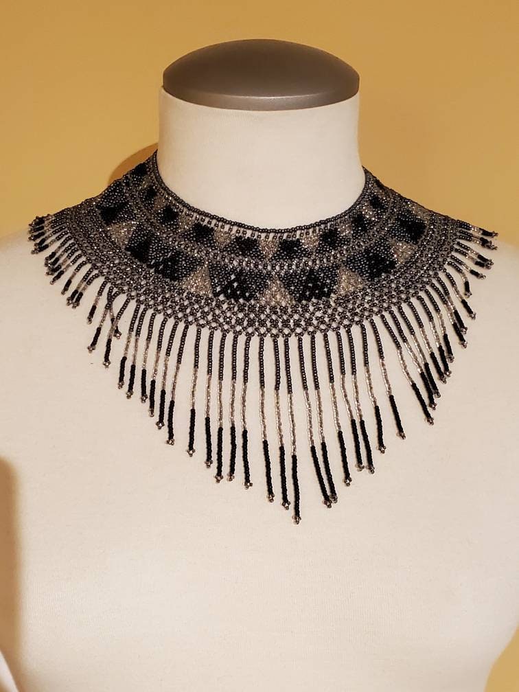 国内で当店のみ ILLUSORY - Tribal Tassel Beaded Fang Necklace il_fullxfull.4661091411_6iib.jpg