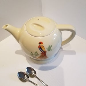 Vintage Ceramic Bird Drip O Later Coffee Tea Pot, Art Deco, Retro Coffee Teapot, Vintage Kitchenware, Bird Teaware, Bird Dishes, Bird Gifts