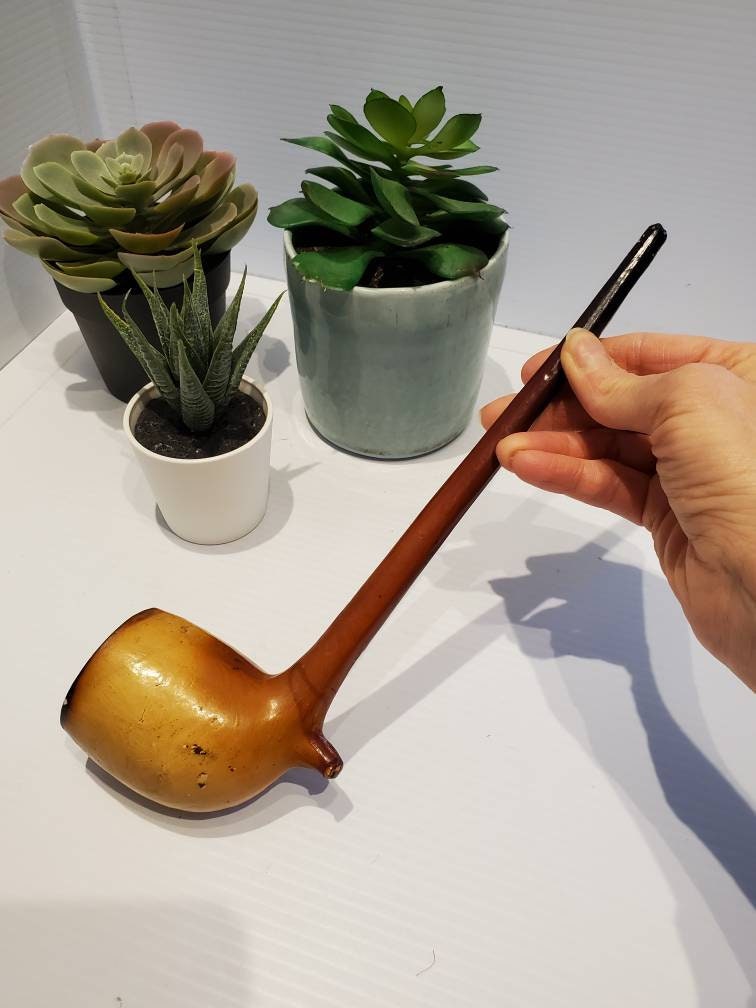 Vintage Clay Irish Smoking Pipe Old Pipes Tobacciana Irish Etsy