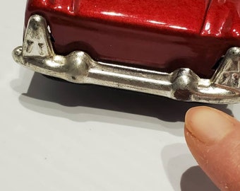 Vintage Blechauto Modell Rot – Ca. 19 Cm, Oldtimer-Deko Für Zuhause, Bar, Café, Geschenk
