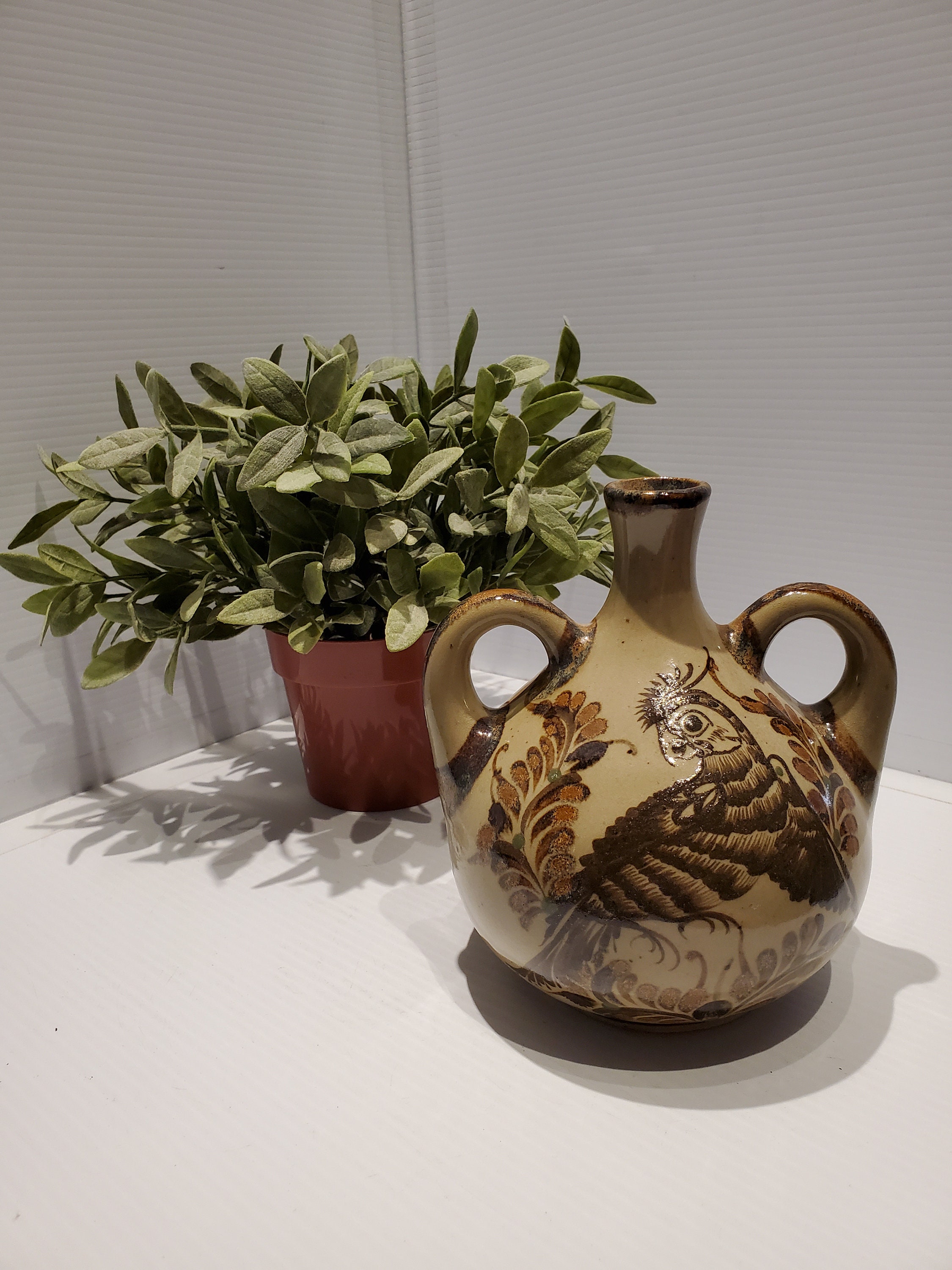 Carlos Villanueva ポット 陶器 ヴィンテージ フォークアート