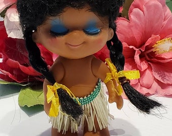 1950年代のヴィンテージハワイアンフラドール - Etsy 日本