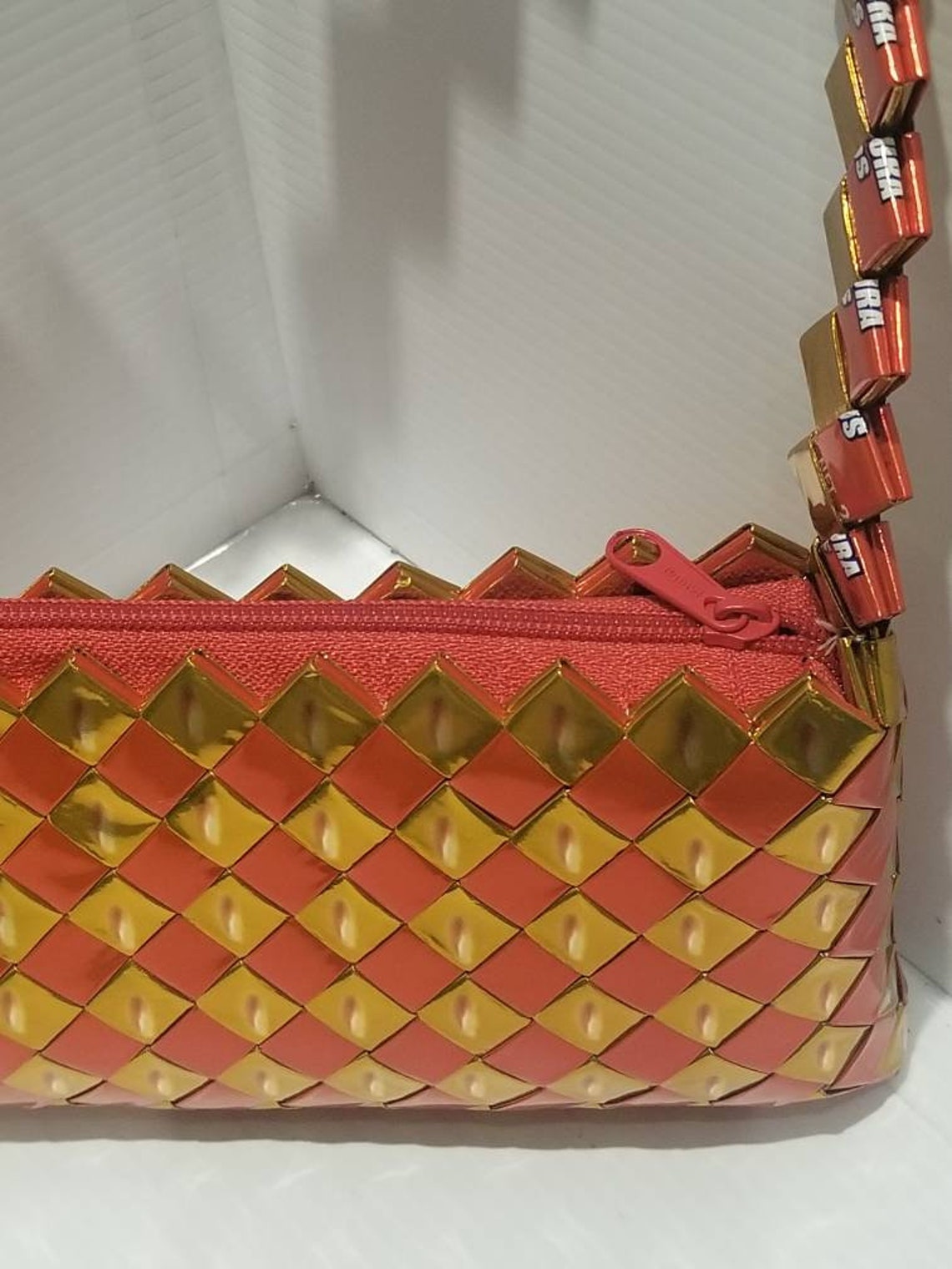 Vintage Chewing Gum Wrapper Purse Handmade Woven Gum Wrapper Etsy