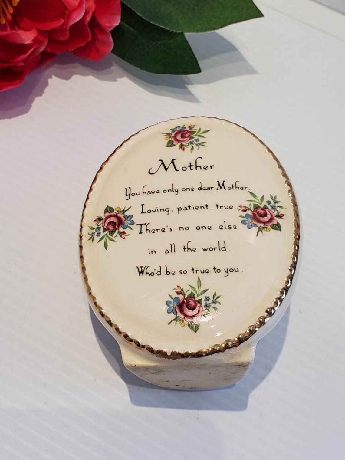 Vintage Ceramic Mother Bud Vase Mothers Gifts Mothers Day Etsy