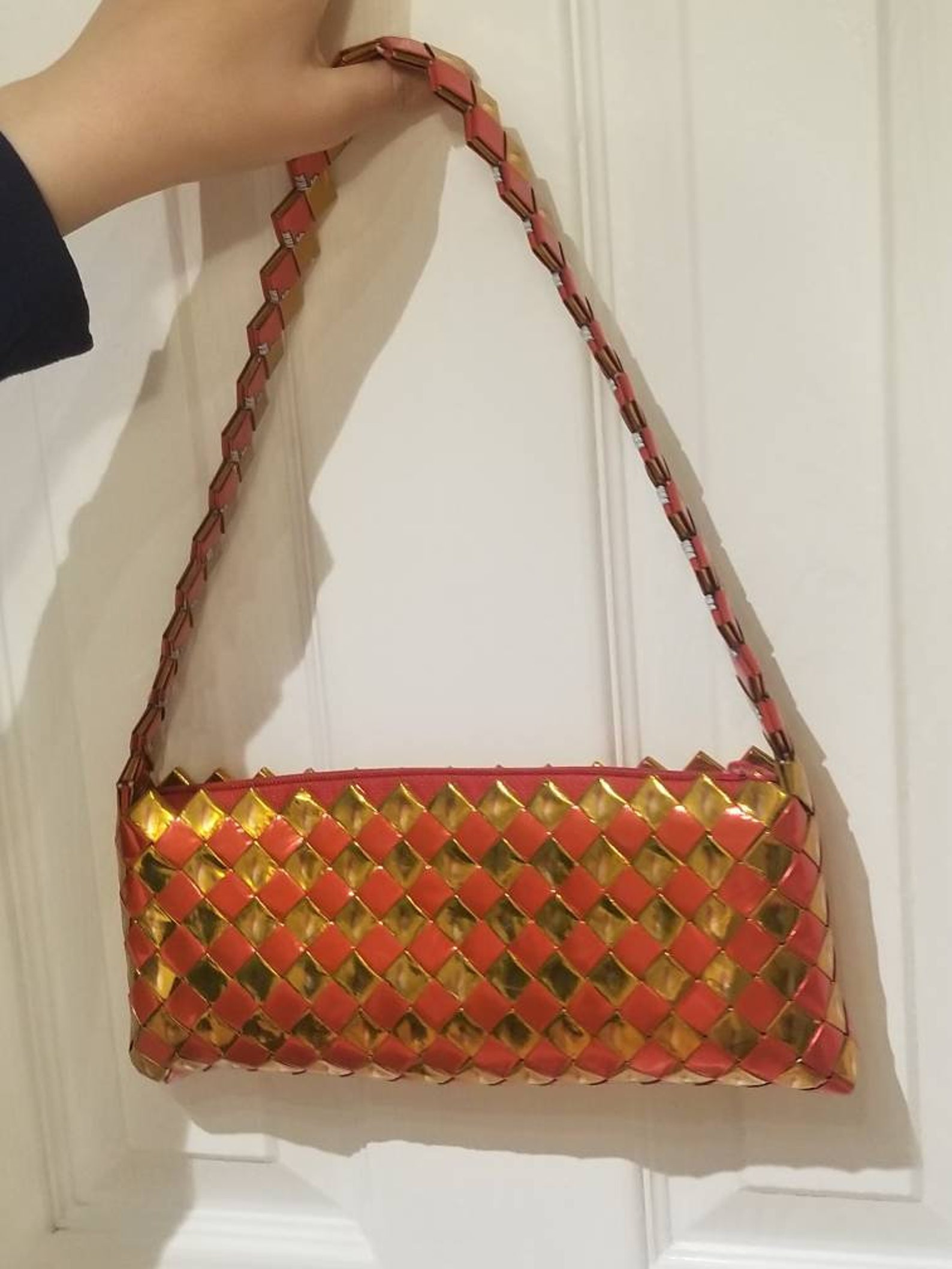 Vintage Chewing Gum Wrapper Purse Handmade Woven Gum Wrapper Etsy