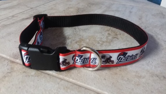 new england patriots dog collars