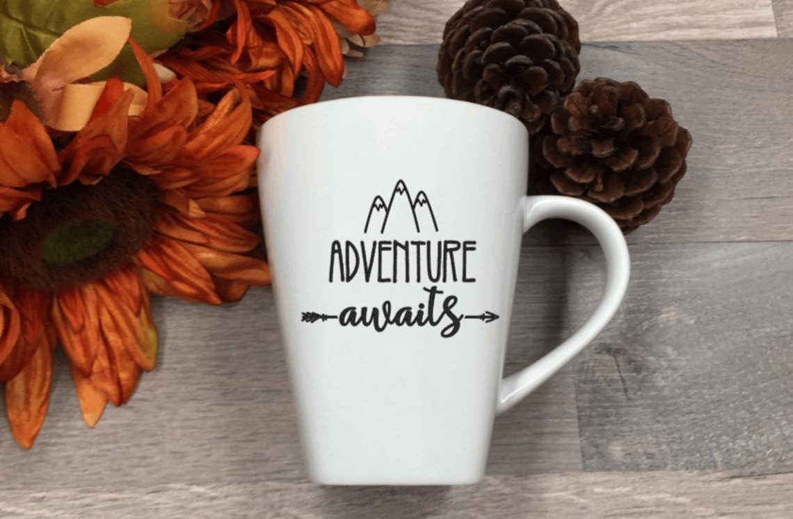 Adventure Awaits Coffee Mug Etsy