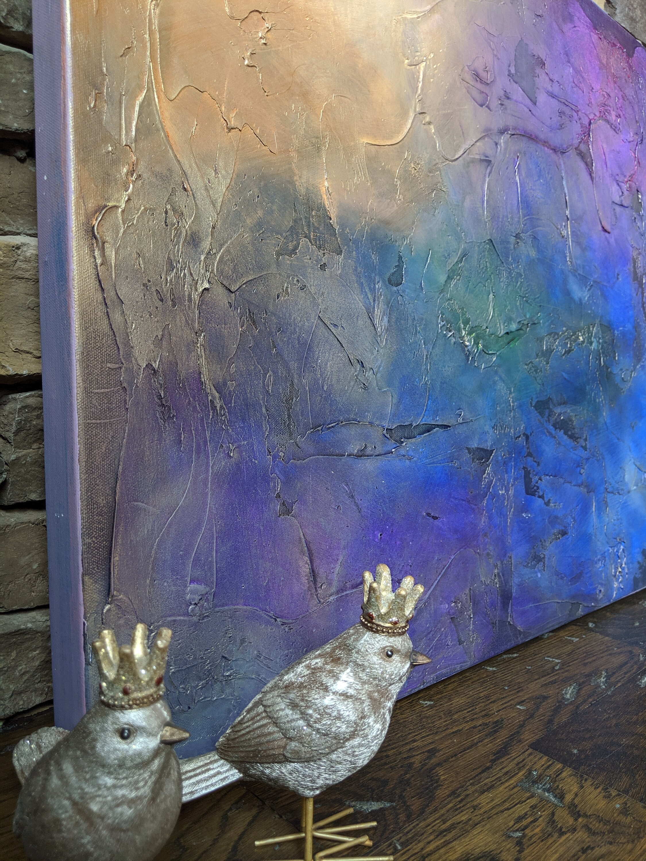 Fading Daylight Abstract Art Painting Acrylic Painting Etsy