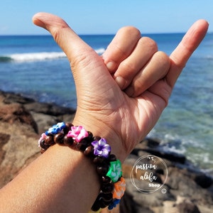 Plumeria Flower Bracelet