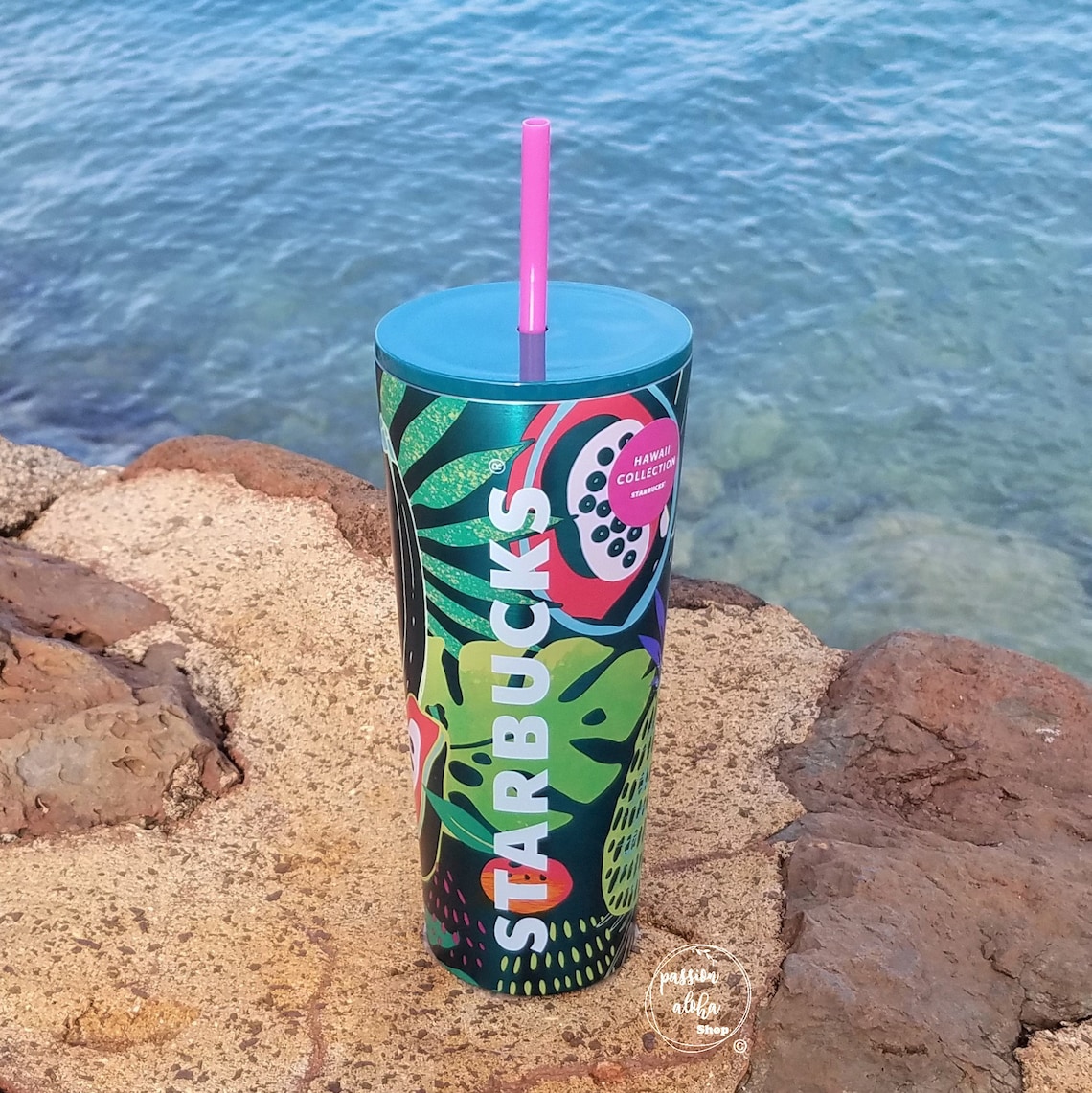 Starbucks Hawaii Collection Metal Tumbler Cold Cup 24Oz Etsy