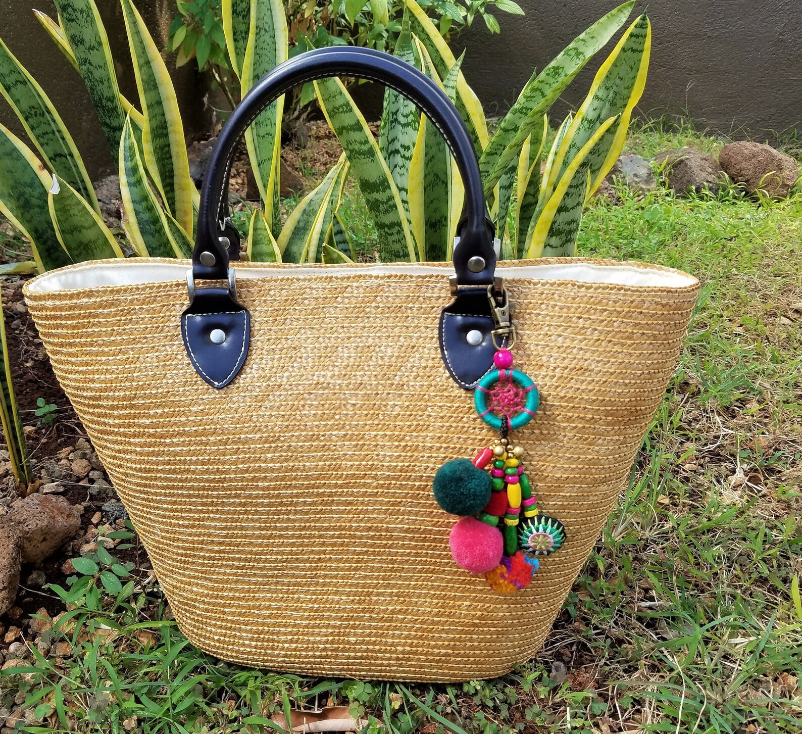 Tassel Bag Charm Boho Keychain Tassel Keychain Bag Charm Etsy