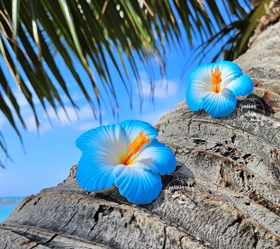 White Hibiscus Hair Flower White Hibiscus Hair Flower