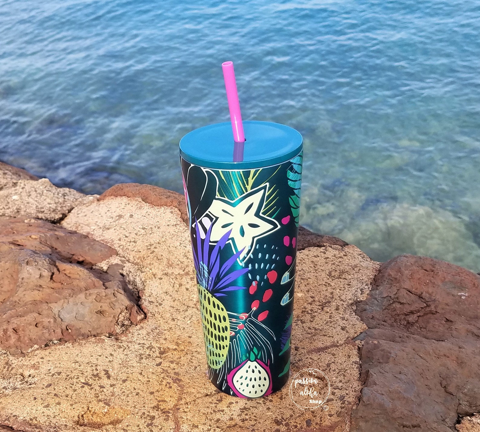 Starbucks Hawaii Collection Metal Tumbler Cold Cup 24Oz Etsy
