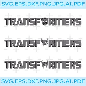 Transformers Logo SVG: Optimus Prime, Autobot & Decepticon (Digital Files)