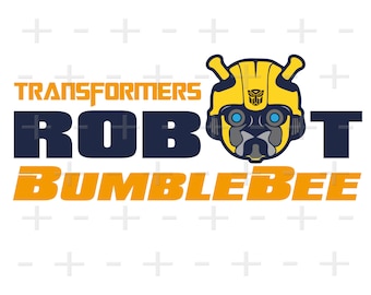 Bumblebee Robot Vector: superheld clipart (digitale bestanden)