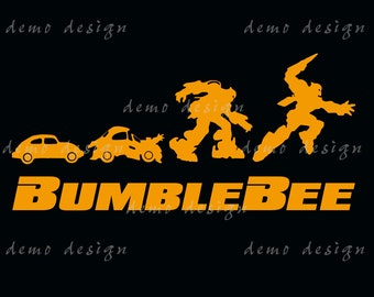 Bumblebee Transformer SVG Vector Clipart (Digital Files)