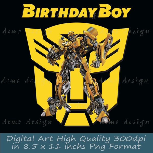 Birthday Boy bumblebee png, bumblebee vector, bumblebee face, bumblebee, clipart,transformers,superhero, robot vector, autobot