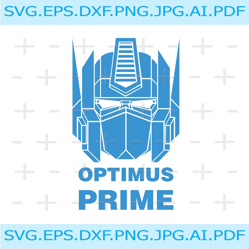 Optimus Prime Svg Optimus Prime Vector Optimus Prime Face | Etsy Canada