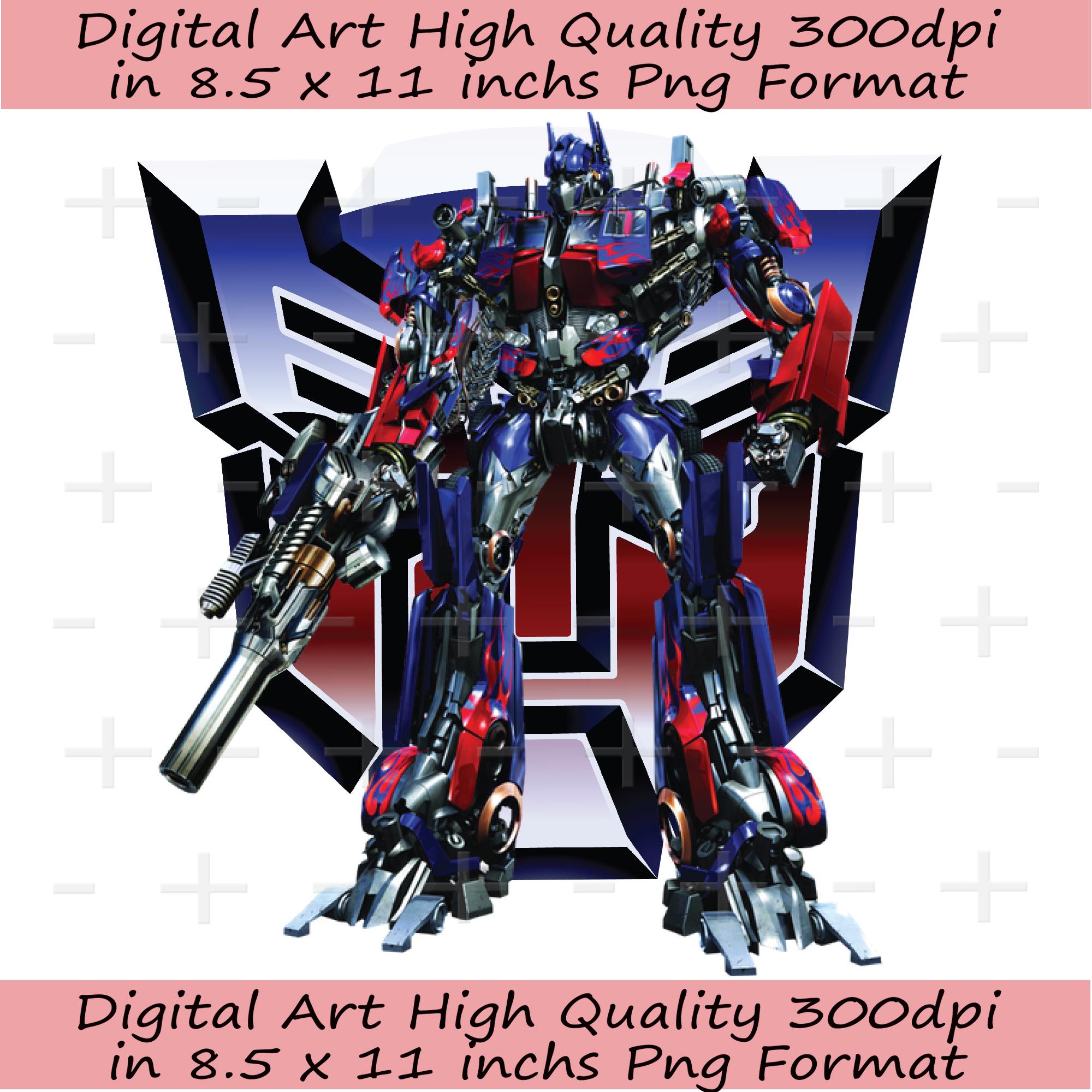 Optimus Prime Png - Etsy