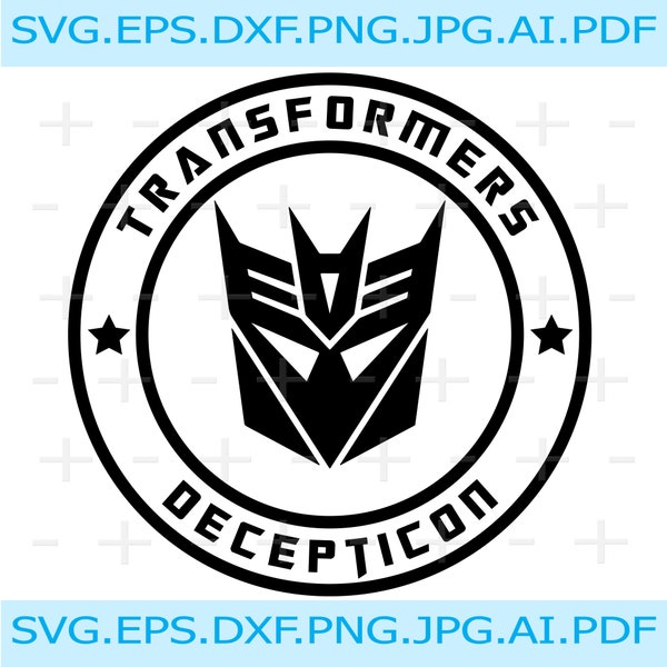 Decepticon svg, Transformers svg, Transformers logo, optimus prime svg, autobot svg, megatron svg, robot vector, transformers clipart