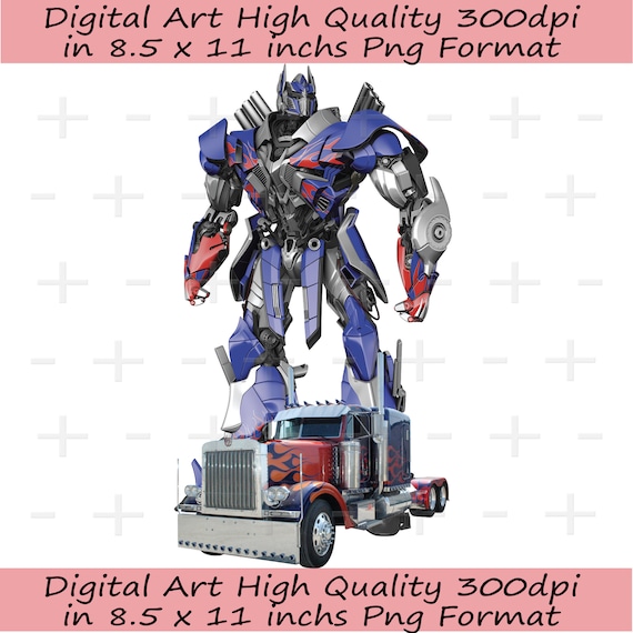 Optimus Prime Png - Etsy