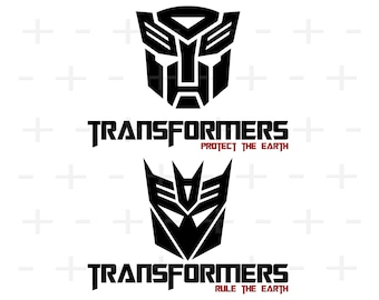 Transformers svg, Transformers logo, optimus prime svg, autobot svg, decepticon svg, megatron svg, robot vector, transformers clipart