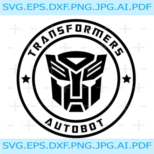 Autobot svg, Transformers svg, Transformers logo, optimus prime svg, decepticon svg, megatron svg, robot vector, transformers clipart