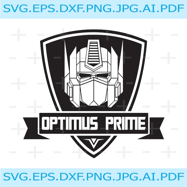 Optimus Prime svg, Optimus Prime vector, Optimus Prime face, Optimus Prime, clipart,transformers,superhero, Autobot, robot vector