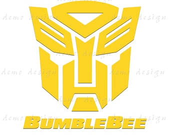 Bumblebee Transformer SVG Vector Clipart (Digital Files)