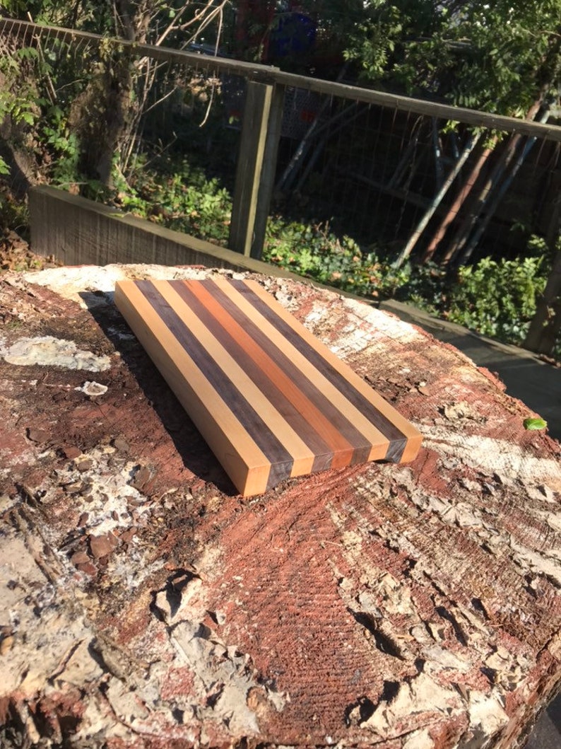 maple and walnut 8x12x1 thick Cherry