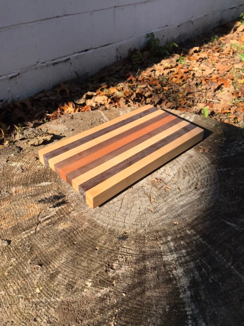 maple and walnut 8x12x1 thick Cherry