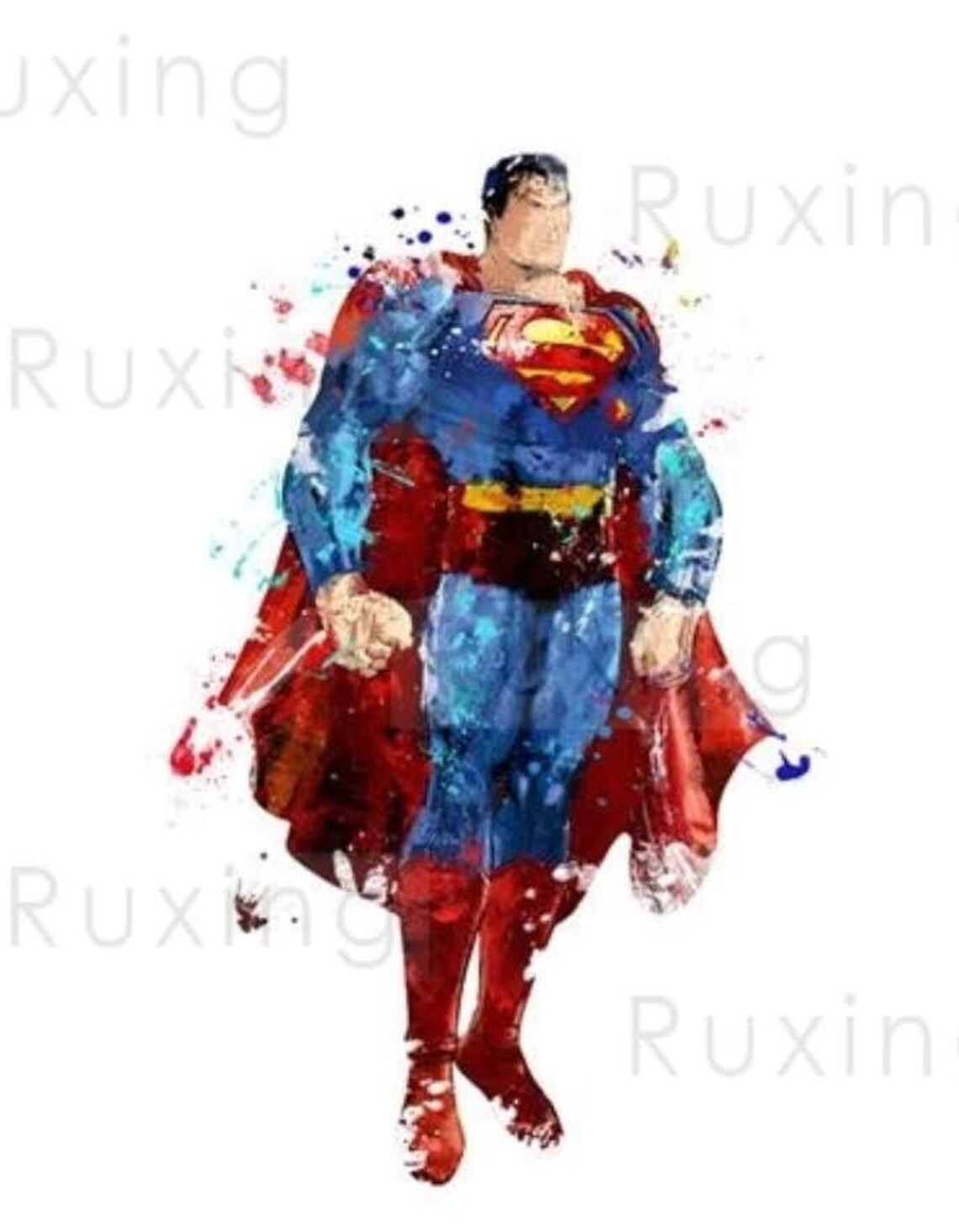 Superman Diamond Painting Kit 12 x 16 inches Full Square Etsy