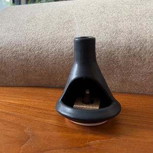 Mid-Century Modern Malm Ceramic Incense Holder Chiminea Palo Santo Burner Candle Holder