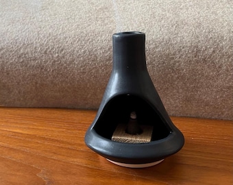 Mid-Century Modern Malm Ceramic Incense Holder Chiminea Palo Santo Burner Candle Holder