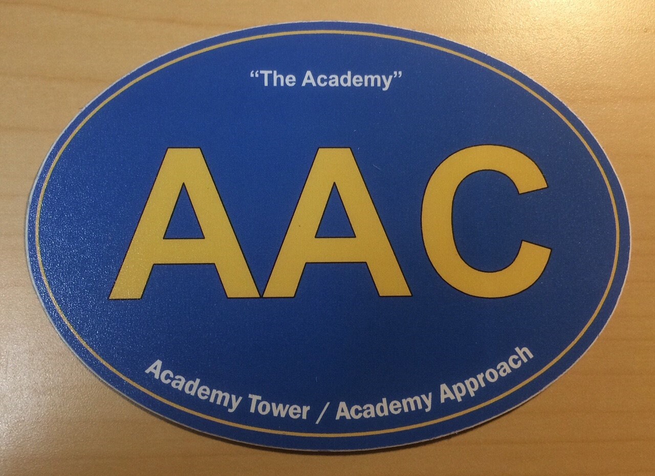 FAA Academy Academy Tower/Approach AAC oval bumper sticker Etsy