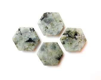 Labradorite Hexagon Crystal Phone Stand