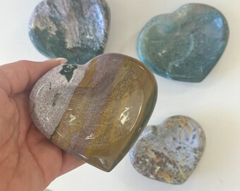 Introducing Our Ocean Jasper Heart Bowl