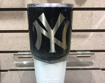 New York Yankees Powdercoated Yeti Tumbler, Free Personilization 