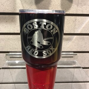 Custom Stainless Steel YETI / Ozark Boston Red Sox Tumbler Powder Coated Laser Engraved  30 oz / 20 oz