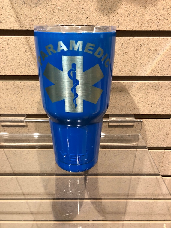 Custom Stainless Steel YETI Ozark Paramedic Tumbler Powder