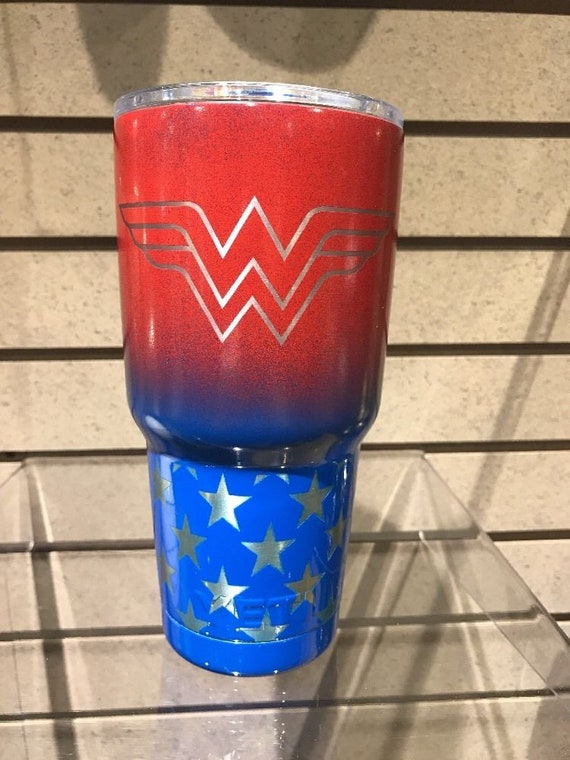 Custom Stainless Steel Yeti Ozark Wonder Woman Tumbler Etsy