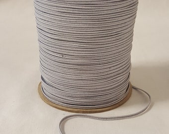 1/8" Silver Gray Soutache Braid Cord Trim