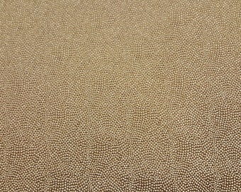 Discount Fabric JACQUARD Taupe & Light Gold Pebble Upholstery